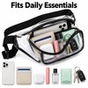 Transparent Waist Bag Clear Sling Belt Bag – PVC Crossbody