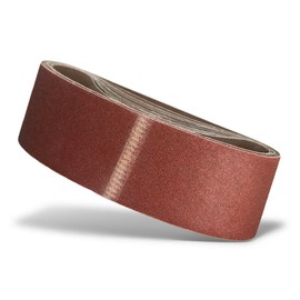 10 MENZER Sanding Belts/Sanding Belt for Hand Belt Sanders – 533 x 75 mm – Grit 80