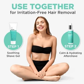 Bump Patrol For Her Calm and Hydrating Aftershave for Women – Razor Burn, Razor Bump Treatment and Encarnado Hair Treatment for Bikini Area – Axilas y