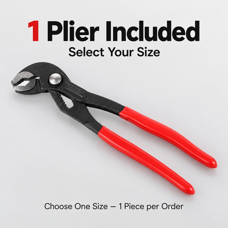 Adjustable Water Pump Pliers for Plumbing Repairs – Chrome Vanadium
