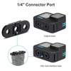 HSU Tripod Mount Adapter for GoPro, Folding Finger with 1/4
