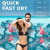 2 Pack Lightweight Thin Beach Towel Oversized 71"x32" Big Extra