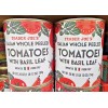 Trader Joe's Italian Whole Peeled Tomatoes with Basil Leaf 28oz