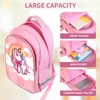 Bow Unicorn Backpack for Girls 3-in-1 Set with Lunch Box