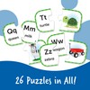 Learning Resources ABC Puzzle Cards, Kindergarten Readiness, Self Correcting Puzzles,