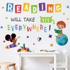 decalmile Reading Corner Wall Decals Educational Reading Will Take You