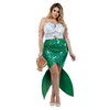 Alluring Sea Siren (2X-Large) White/Turquoise