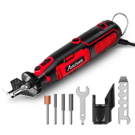 AVID POWER Chainsaw Sharpener, 6 Variable Speeds Chain Saw Sharpening Kit, Electric Chain Saw Sharpener with 3 Diamond Sharpening Bits (4/4.8/5.5mm), for Chainsaw Maintenance