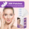 200Pcs Face Lift Tape Invisible, Wrinkle Tape for Face Lift,