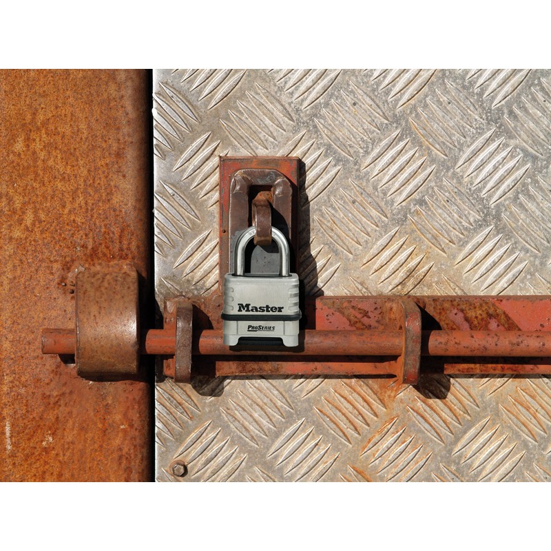 Master Lock Padlock, ProSeries® Stainless Steel Padlock, High Security Lock,