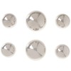 Abbott Collection Assorted Stainless Steel Decorative Balls (Set of 6)