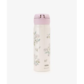 Afternoon Tea Living HS99 Flower Art One-Touch Bottle, 16.9 fl oz (500 ml), Thermos, Purple