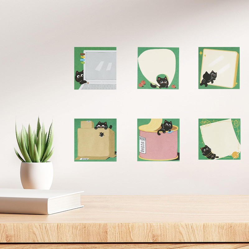 30 Pads Animal Sticky Notes, Cute Note Pads Self Adhesive