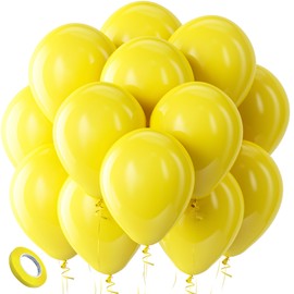 Yellow Balloons Kelfara Party Balloons 100 Pcs 12 Inch Yellow Latex Balloons for Birthday Weddings Anniversary Graduation Yellow Theme Party Decorations