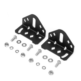 WeiSen 2pcs UTV Roll Cage Whip Light Mount Bracket for Cargo Reverse Brake Strobe Pod Lights Compatible with Can Am Maverick R /Max All Models 2024-2025