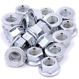 M3 (3mm) Serrated Flange Hex Nut - Stainless Steel (A2) (Pack of 20)
