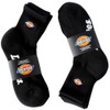 Dickies Embroidered Logo Bottom Pile Crew Socks, 3-Piece Socks, Mid-Length