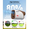 REDTIGER Mini Range Finder Golf with Slope, Pin Lock Vibration,