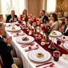 YOUBET 350PCS White Scalloped Plastic Plates for Weddings