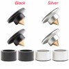 Flushbay 4-Piece Set Insulator Spikes Alloy+Brass Speaker Spike Holder Height