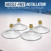UBL Large Threaded Replacement Suction Cups - Windshield Suction Cup