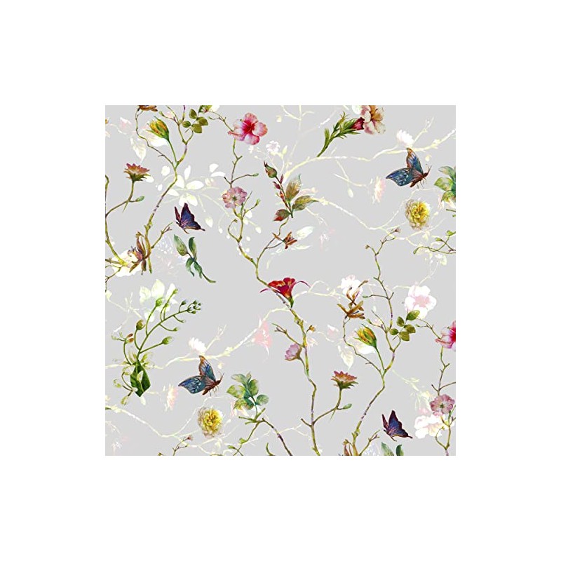Tischdeko Pack of 20 Napkins Flower Meadow with Butterflies on