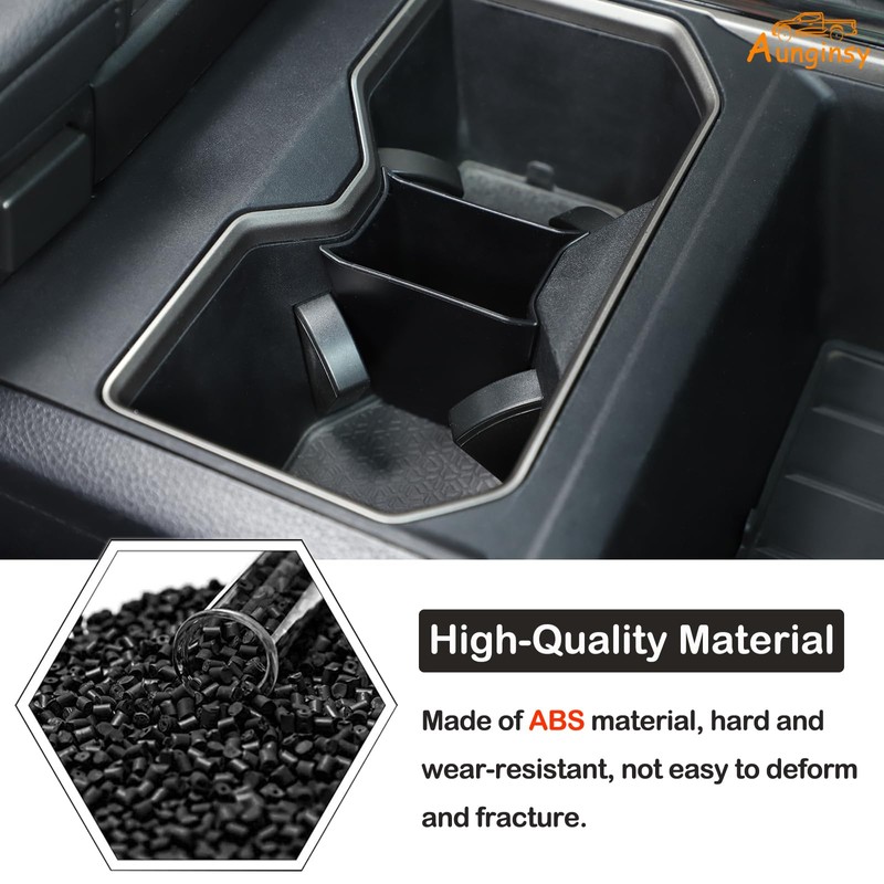Aunginsy Center Console Cup Holder Divider Storage Box Compatible with