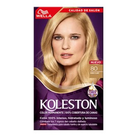 Koleston Tinte Permanente 80 Rubio Claro, 70 ml - Paquete de 1