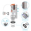 Ibergrif Universal Cable Mechanism for Toilet Flush, Double Flush Valve