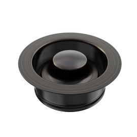 BOTEMY Sink Flange for Garbage Disposal and Stopper Stainless Steel Fit Universal 3-1/2 Inch Standard Drain Openings Kitchen Replacement Accessories (Oil-Rubbed Bronze)