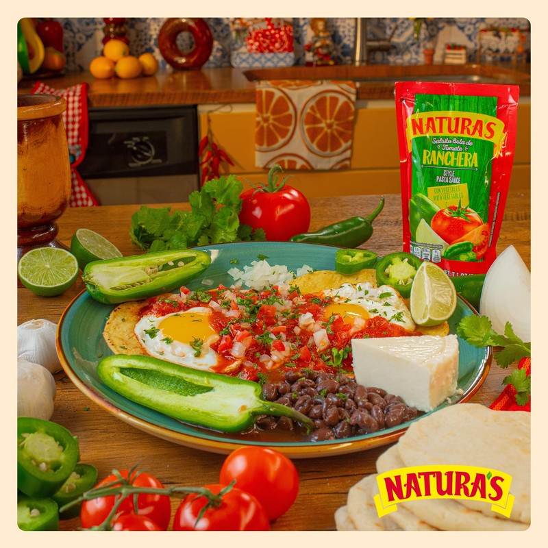 Natura's Salsa Ranchera, Heat-and-Eat Ranch Pasta Sauce in 7.1oz. Easy-Open