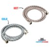 Washing Machine Hoses (10FT) - 90° Elbow - OCTAGON Connections
