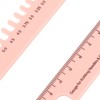 Crochet Ruler,Plastic Sheep Shape Sweater Knitting Thread Gauge Measuring Weaving