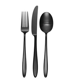 Hampton Forge 894843 Ayla Black 12 Piece Flatware Set