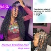 Boho Human Braiding Hair Curly for Boho Braids Bohemian 100%