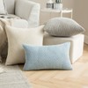 MIULEE Granular Cushion Cover, Pineapple, Soft Plain Decorative Square Cushion