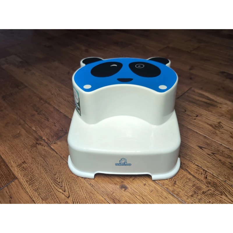 Babyloo Panda Toddler Step Stool For Bathroom Sink 2 Step