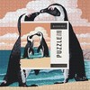 Lantern Press 1000 Piece Jigsaw Puzzle, Black-Footed Penguins Kissing