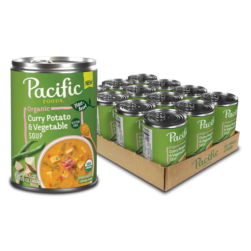 Pacific Foods Organic Curry Potato and Vegetable Soup, 16.3 oz