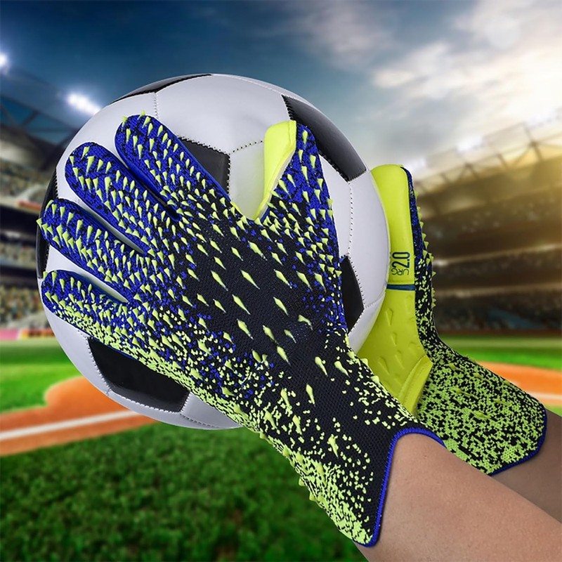 Aaivnmd Goalkeeper Gloves Children, Boys Training Gloves, Double Protection, Strong