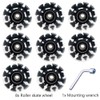 Nezylaf Light Up Roller Skate Wheels 8 Pack, 78A Hardness
