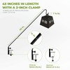 Idzo Deck Hook for Bird Feeder, 43in Deck Bird Feeder,