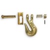 Grade 70 Pin Lock Clevis Grab Hook with Latch, for