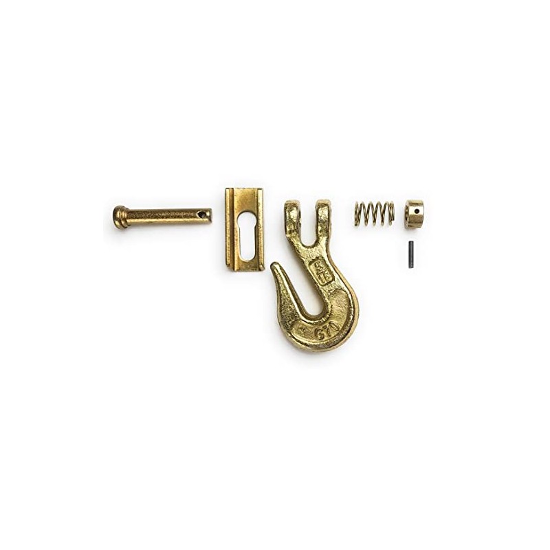 Grade 70 Pin Lock Clevis Grab Hook with Latch, for