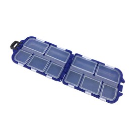 pont du monde Fishing Tackle Box Fishing Tackle Case Compact Set of 2 Small (Blue)