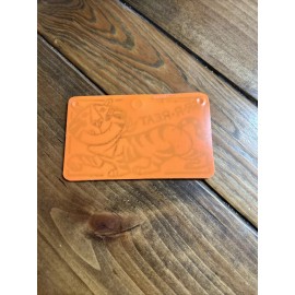 Kellogg's Tony the Tiger--1973 Kellogg's Plastic Bicycle License Plate