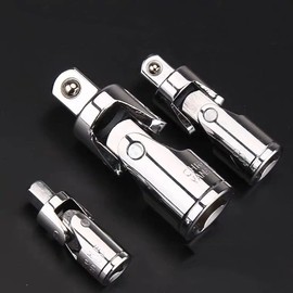 Universal Joint Insertion Angle 1/4" 3/8" 1/2" (6.35mm 9.5mm 12.7mm) Set of 3 Universal Joint Set