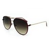 O2 Eyewear FV7108-1 Premium Oversized Flat Aviator Tinted Retro Sunglass