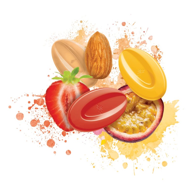 Valrhona 100-Percent-Natural Inspiration Passion Fruit Tropical Fruit Couverture Feves, 1