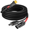 Naponal 12AWG-20ft Advanced Solar to XT60 Charging Cable,Redesign Solar Panel